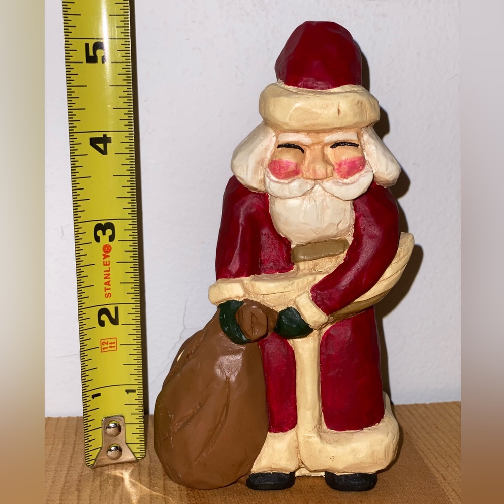 Vintage Christmas Enesco Klaus Wickl Santa Clause Figurine / Christmas Decor